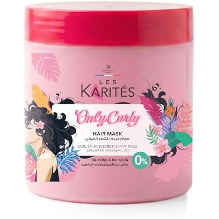 Les Karites Only Curly Hair Mask for Curl Enhancement and Anti-Frizz Control 475 ml - Image 1